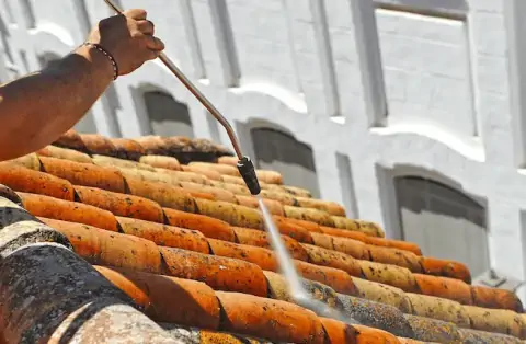 Nettoyage de toitures - Saint-Gilles-les-Bois